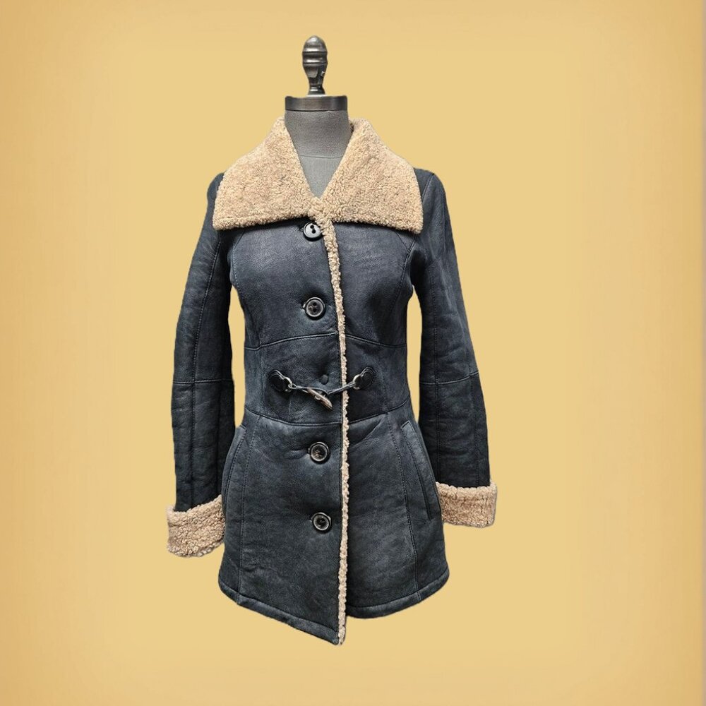 Christ Lambskin Shearling Leather Jacket